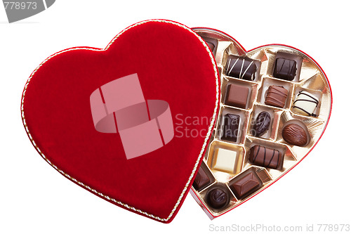 Image of Heart Shaped Box of Chocolates