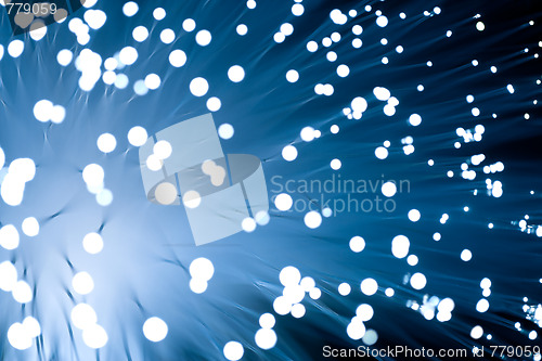 Image of fiber optics close-up