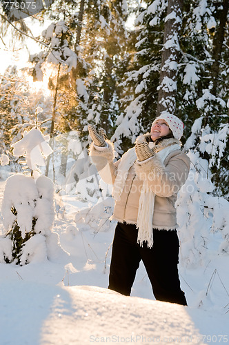 Image of Women in forest