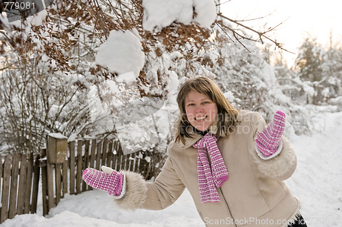 Image of Women on winter