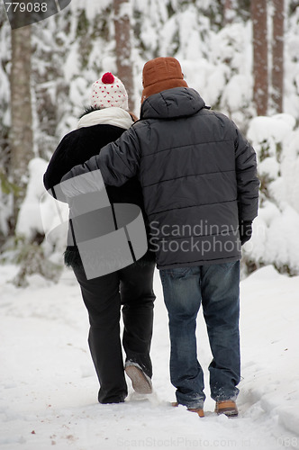 Image of Couple in forest