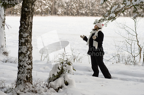 Image of Women in forest