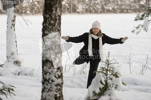 Image of Women in forest