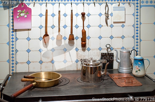 Image of Kitchen of art nouveau
