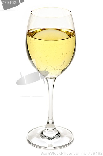 Image of White wine in glass