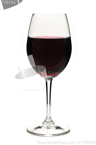 Image of Red wine in glass