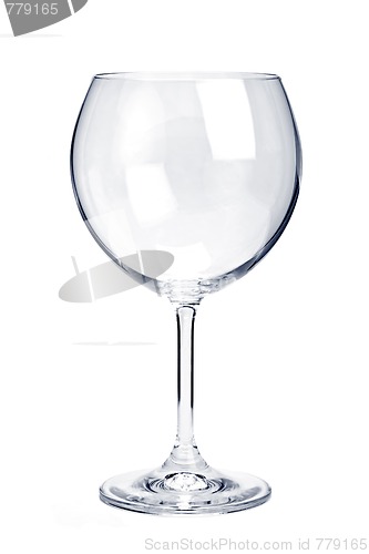 Image of Empty red wine glass