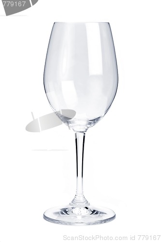 Image of Empty red wine glass
