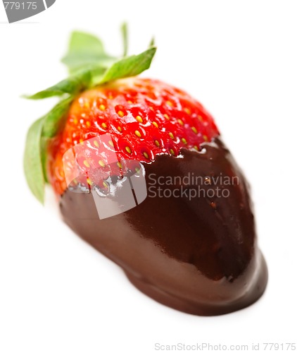 Image of Strawberry dipped in chocolate