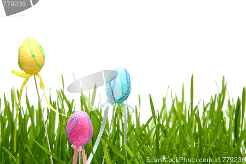 Image of Colorful Easter eggs