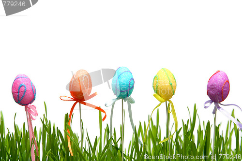 Image of Colorful Easter eggs