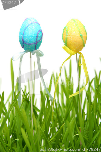 Image of Colorful Easter eggs