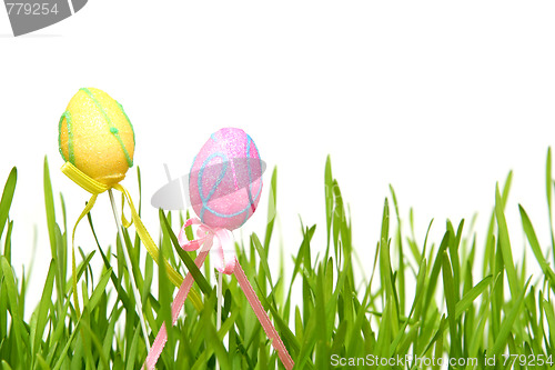 Image of Colorful Easter eggs