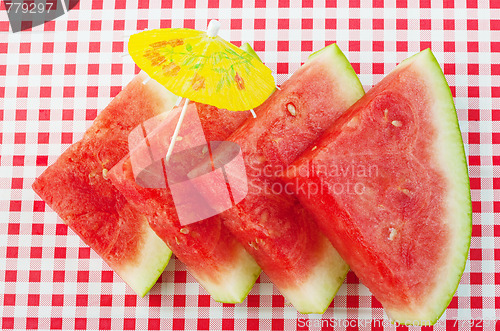 Image of watermelon wedges