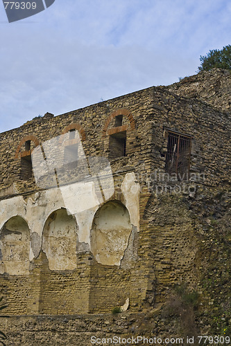 Image of landscape of pompeii ruins