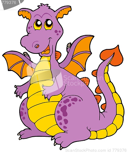 Image of Big purple dragon
