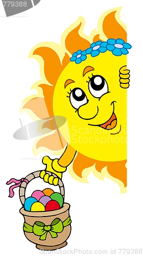 Image of Lurking Sun with Easter eggs