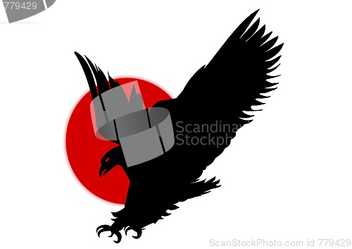 Image of Silhouette eagle