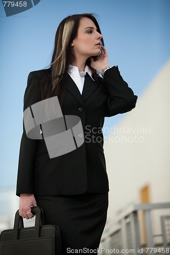 Image of Attractive twenties caucasian business woman