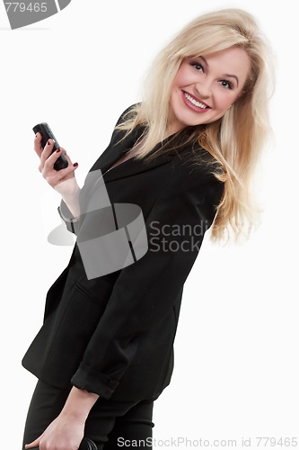 Image of Attractive twenties caucasian business woman