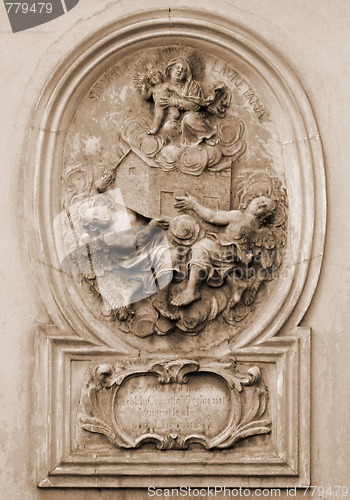 Image of Bas-relief in Cluj Napoca, Romania, Eastern Europe