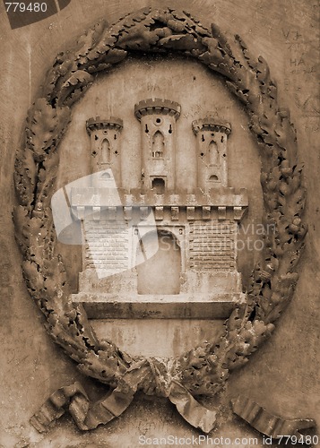 Image of Bas-relief in Cluj Napoca, Romania, Eastern Europe