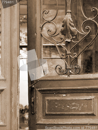 Image of Old door on the streets of Cluj Napoca, Romania