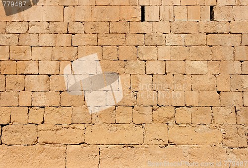 Image of Ancient stone wall texture