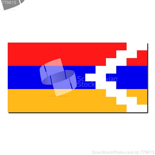 Image of The national flag of Nagorno Karabakh