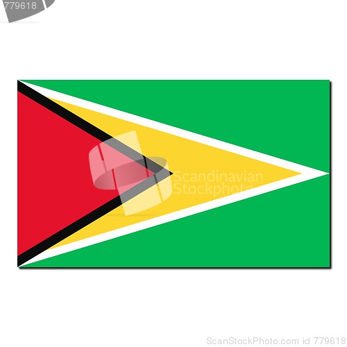 Image of The national flag of Guyana