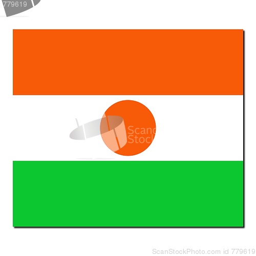 Image of The national flag of Niger