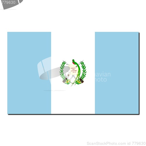 Image of The national flag of Guatemala