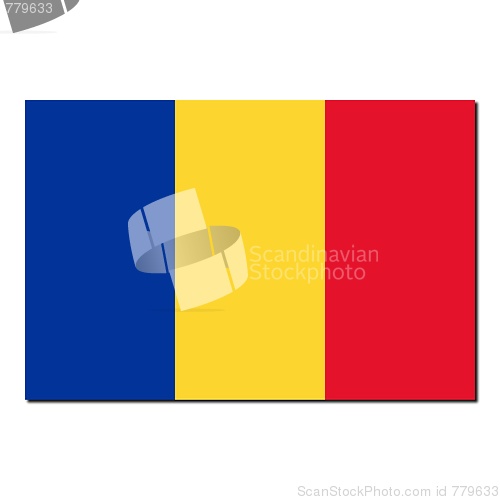 Image of The national flag of Romania