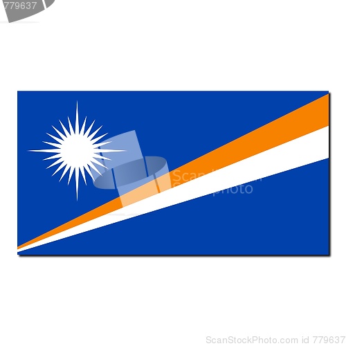 Image of The national flag of Marshall Islands