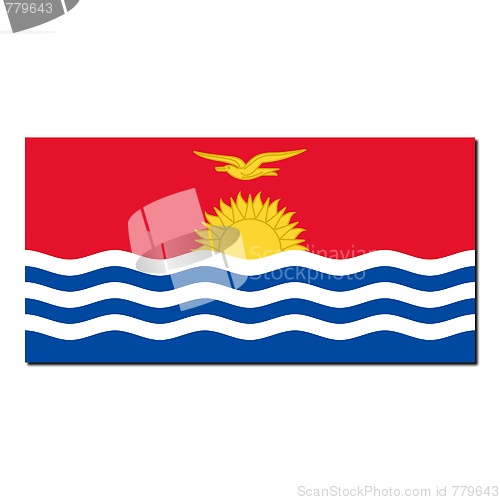 Image of The national flag of Kiribati