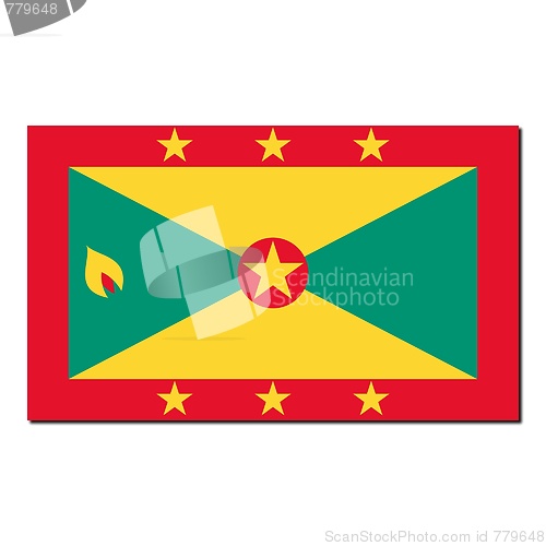 Image of The national flag of Grenada