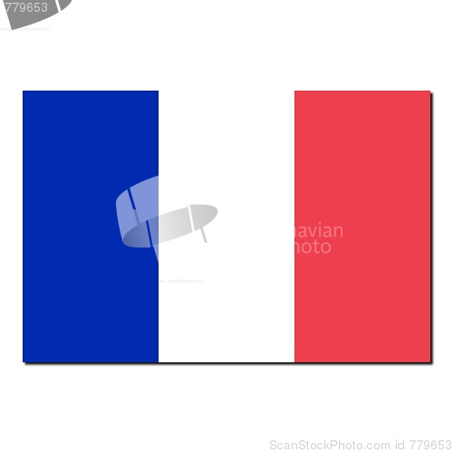 Image of The national flag of France