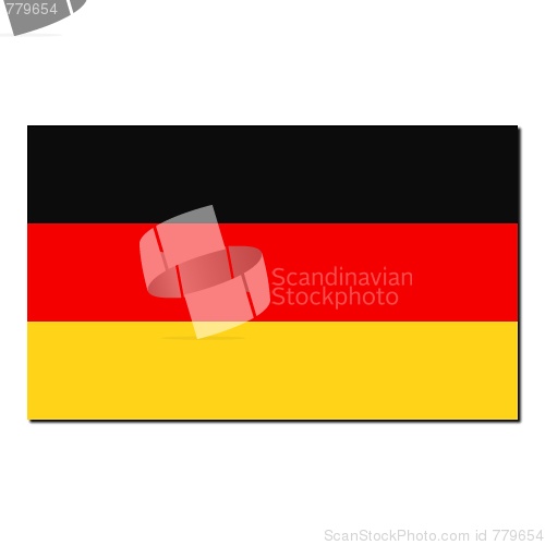 Image of The national flag of Germany
