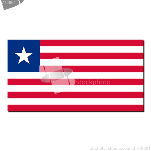 Image of The national flag of Liberia