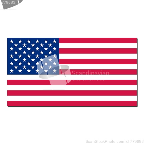 Image of The national flag of United States