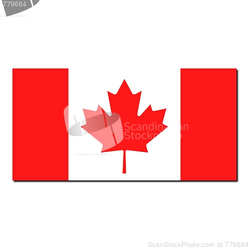 Image of The national flag of Canada