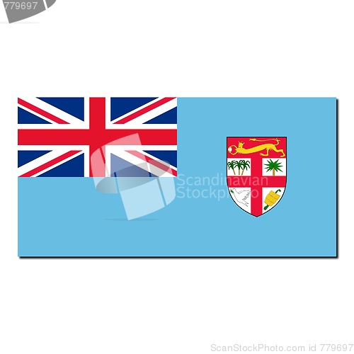 Image of The national flag of Fiji