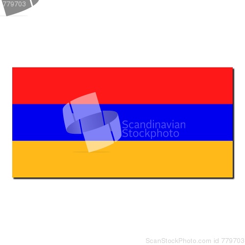 Image of The national flag of Armenia