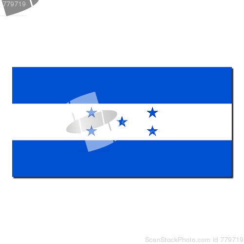 Image of The national flag of Honduras