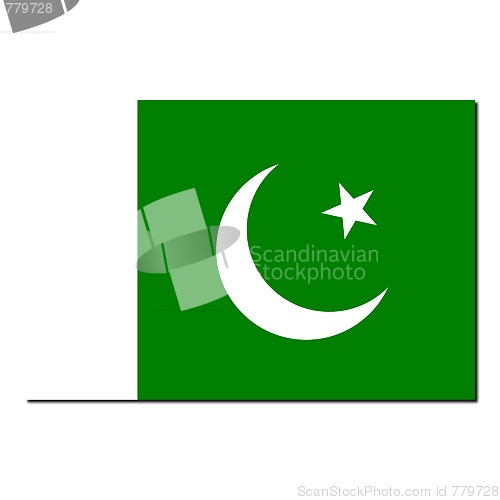 Image of The national flag of Pakistan