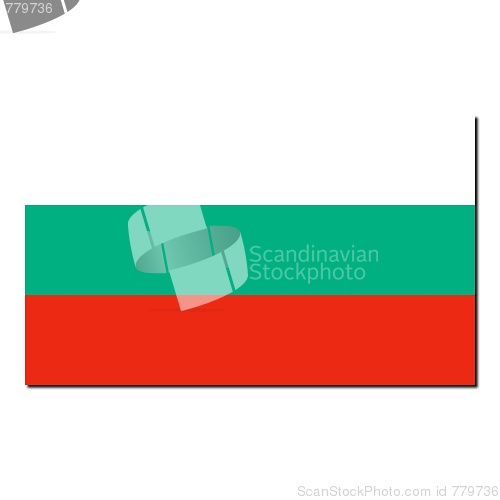 Image of The national flag of Bulgaria