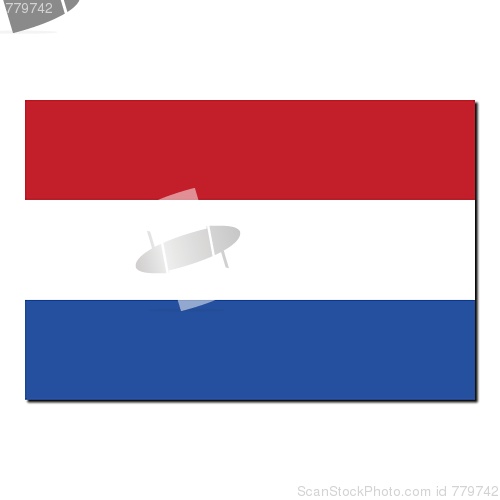 Image of The national flag of Netherlands