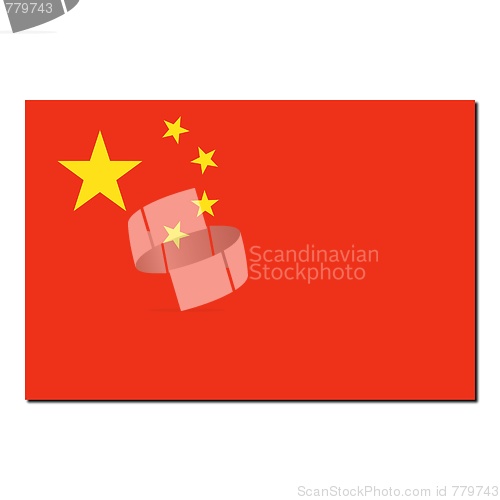Image of The national flag of People Republic China