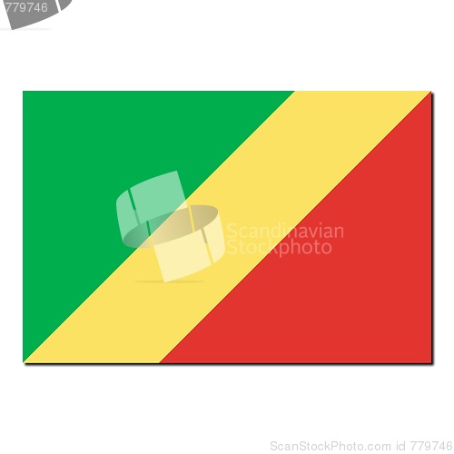 Image of The national flag of Congo