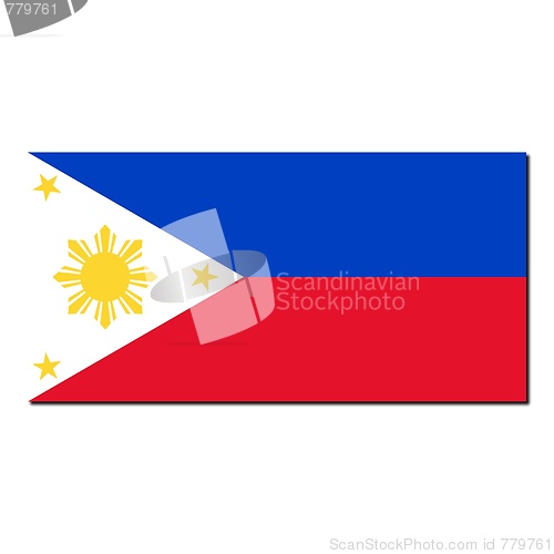 Image of The national flag of Philippines